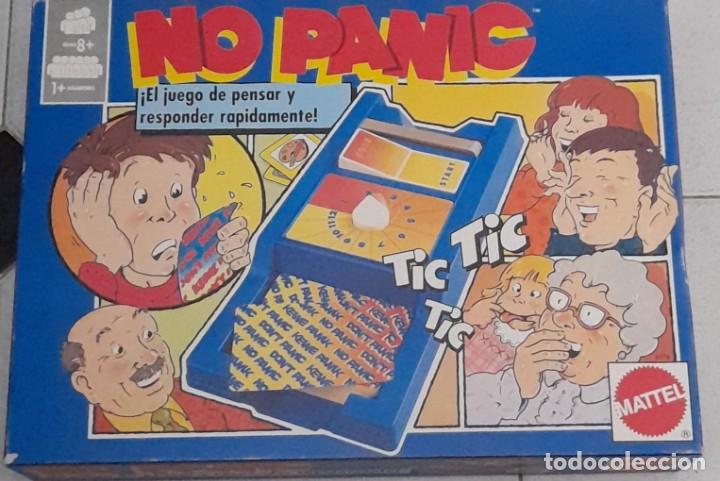 Juegos de mesa: NO PANIC DE MATTEL, EL JUEGO DE PENSAR Y RESPONDER R&Aacute;PIDAMENTE - Foto 1
