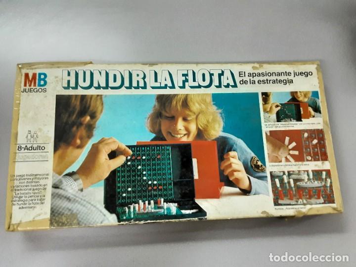 antiguo juego hundir la flota en su caja - Compra venta en todocoleccion