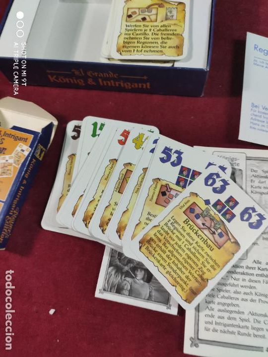 Juegos de mesa: EL GRANDE KONIG & INTRIGANT 1997 - Foto 5