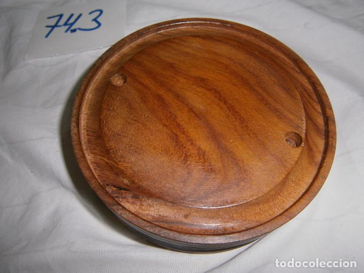Juegos de mesa: AJEDREZ DE MADERA CON TABLERO, PIEZAS Y TAPA - Foto 4