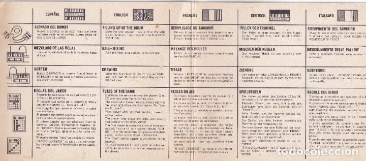 Juegos de mesa: TABLA DE COMPROBACI&Oacute;N DEL BINGO CONGOST - Foto 2