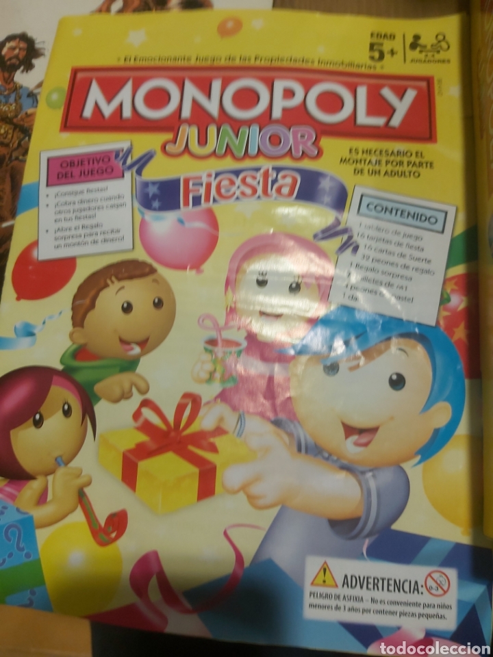 Juegos de mesa: JUEGO JUNIOR MONOPOLI HASBRO PARKER - Foto 4