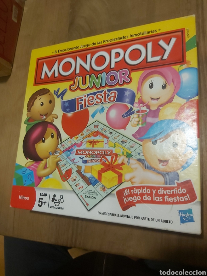 Juegos de mesa: JUEGO JUNIOR MONOPOLI HASBRO PARKER - Foto 1