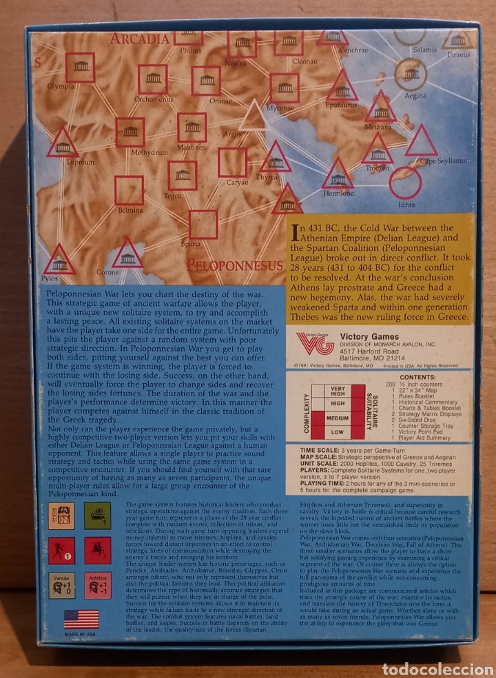 Juegos de mesa: The Peloponnesian War, 431-404 BC - Foto 4
