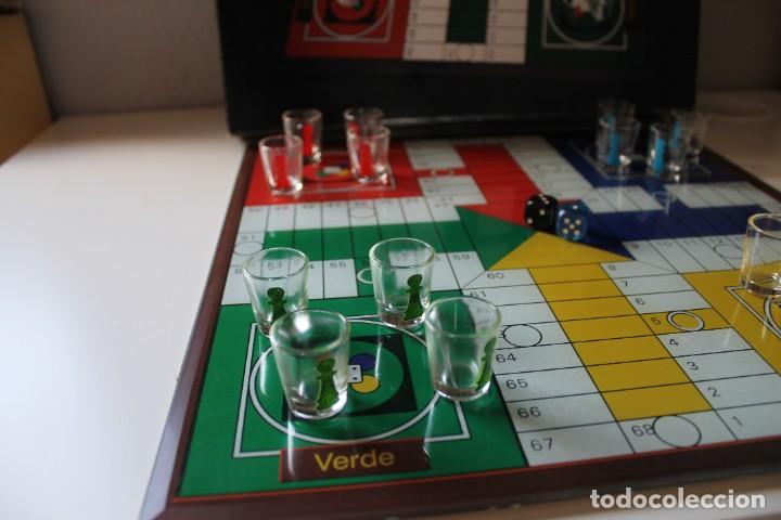 Juegos de mesa: JUEGO PARCHIS DE CRISTAL CON VASITOS CHUPITO - Foto 2