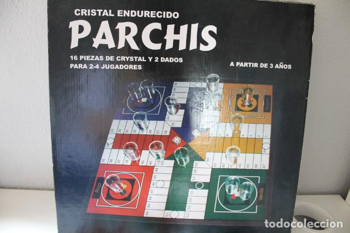 Juegos de mesa: JUEGO PARCHIS DE CRISTAL CON VASITOS CHUPITO - Foto 4