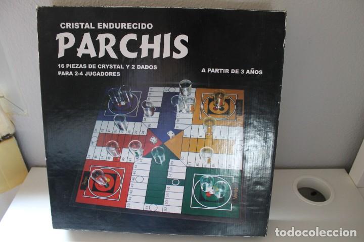 Juegos de mesa: JUEGO PARCHIS DE CRISTAL CON VASITOS CHUPITO - Foto 9