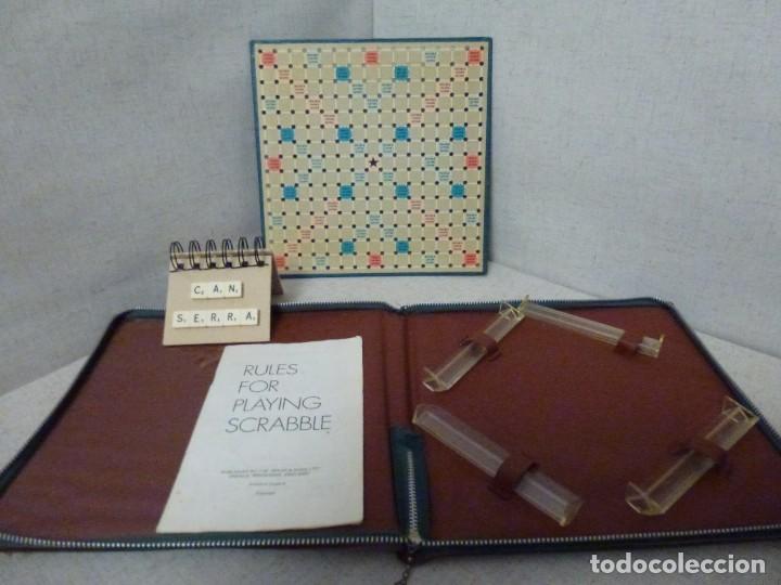 Juegos de mesa: Estuche Scrabble de viaje en ingl&eacute;s incompleto - Foto 1