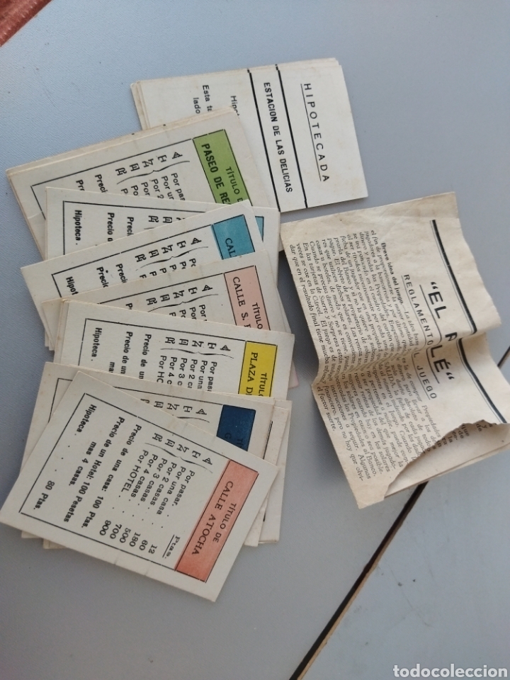 Juegos de mesa: Antiguo juego de Pal&eacute;. - Foto 5