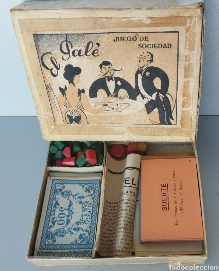 Juegos de mesa: Antiguo juego de Pal&eacute;. - Foto 6