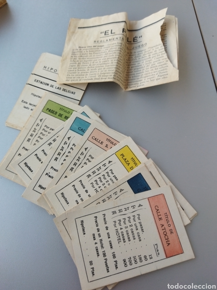 Juegos de mesa: Antiguo juego de Pal&eacute;. - Foto 7
