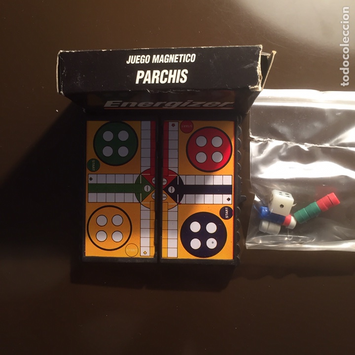 Juegos de mesa: ENERGIZER .JUEGO MAGN&Eacute;TICO PARCHIS.NUEVO. - Foto 2