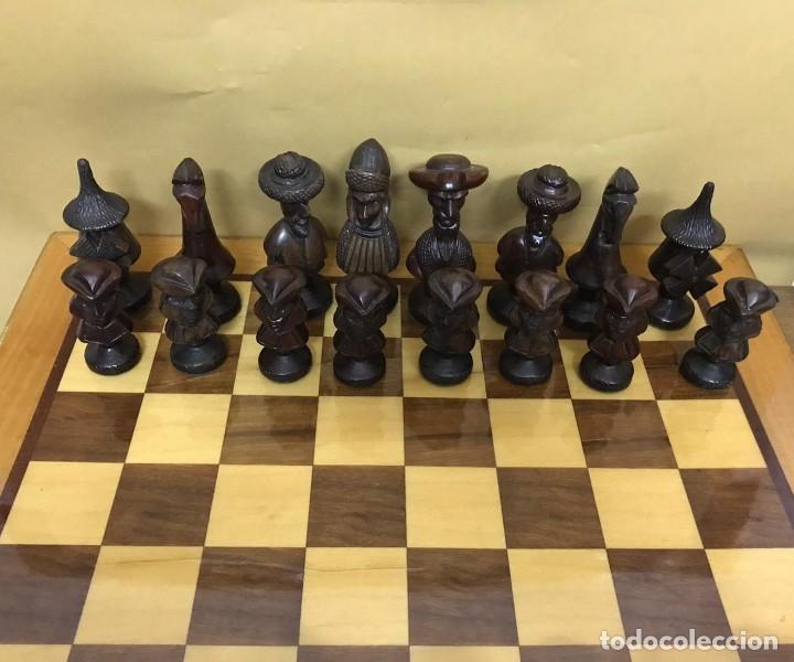 Juegos de mesa: Espectacular Ajedrez de madera - Foto 2
