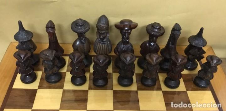 Juegos de mesa: Espectacular Ajedrez de madera - Foto 6