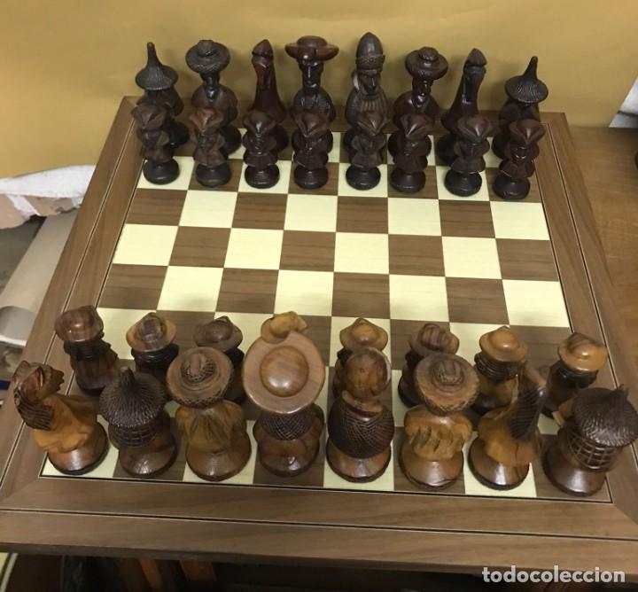 Juegos de mesa: Espectacular Ajedrez de madera - Foto 12