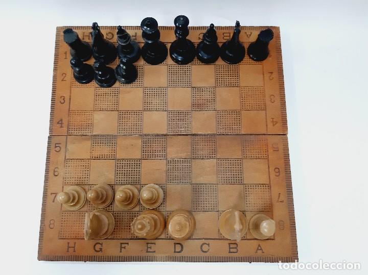 Juegos de mesa: Salvage Ajedrez De Madera Y Backgammon - Foto 2