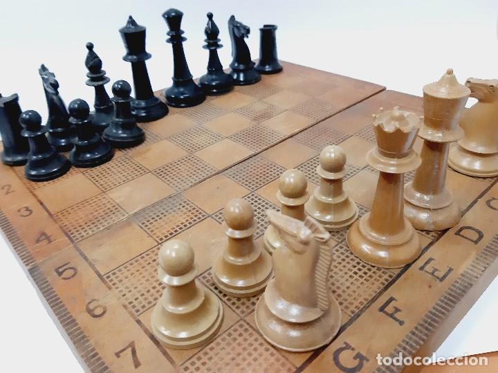 Juegos de mesa: Salvage Ajedrez De Madera Y Backgammon - Foto 3