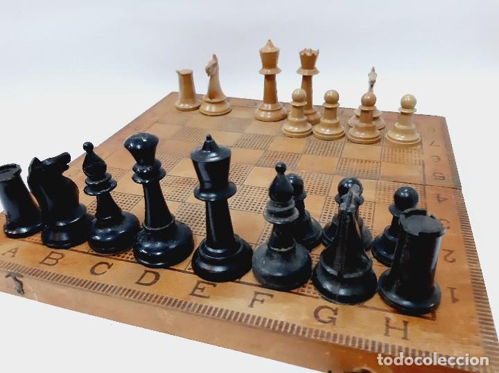 Juegos de mesa: Salvage Ajedrez De Madera Y Backgammon - Foto 5