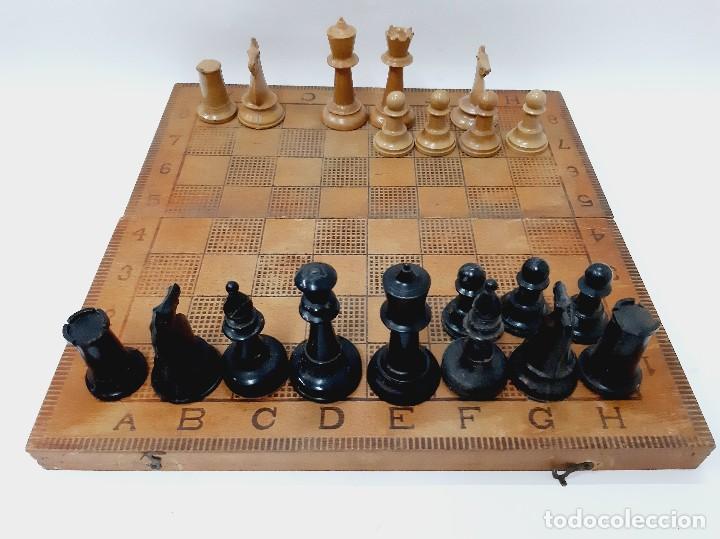 Juegos de mesa: Salvage Ajedrez De Madera Y Backgammon - Foto 6