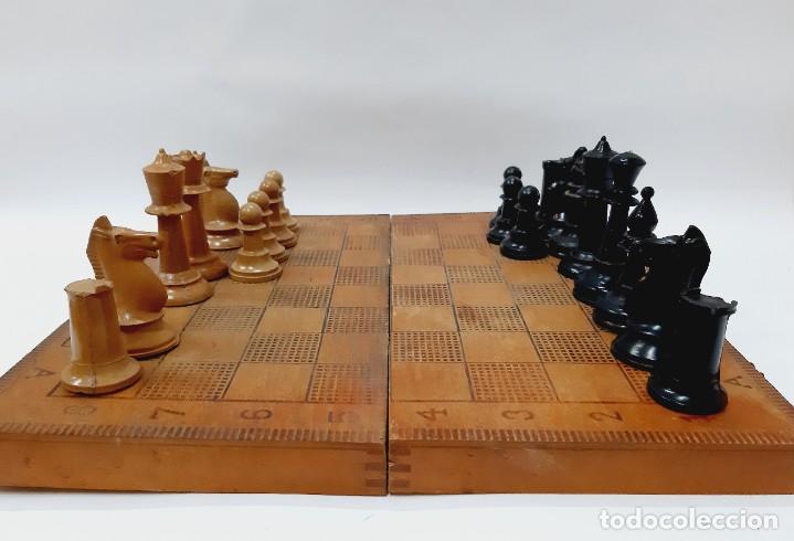 Juegos de mesa: Salvage Ajedrez De Madera Y Backgammon - Foto 8