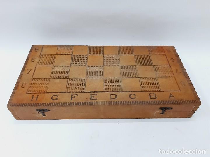 Juegos de mesa: Salvage Ajedrez De Madera Y Backgammon - Foto 15