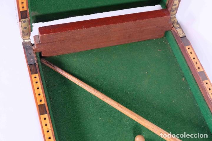 Juegos de mesa: Mesa Bagatelle siglo XIX - Foto 4