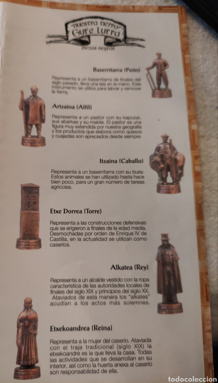 Juegos de mesa: Original Ajedrez motivos vascos - Foto 5