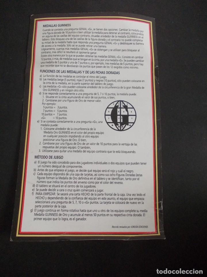 Juegos de mesa: Manual de instrucciones Guinness El Libro de los R&eacute;cords Jord&aacute;n Ediciones - Foto 2