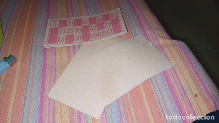 Juegos de mesa: Bingo antiguo, bolas y cartones - Foto 8