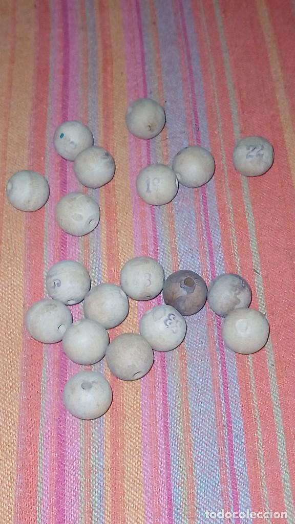 Juegos de mesa: Bingo antiguo, bolas y cartones - Foto 9