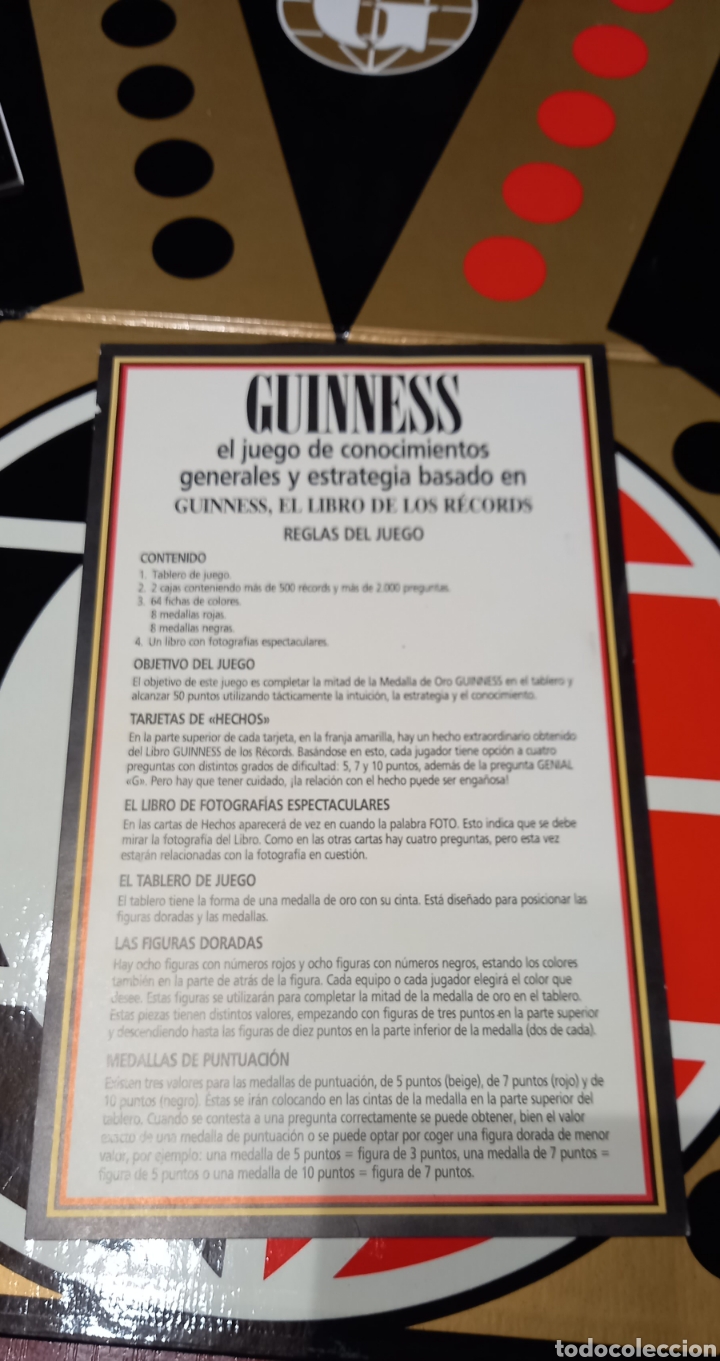 Juegos de mesa: EL JUEGO GUINNESS DE LOS RECORDS - Foto 8