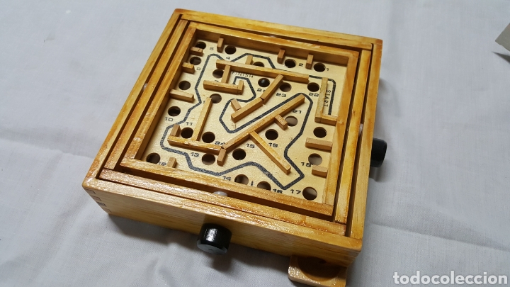 Juegos de mesa: LABERINTO DE MADERA SIN BOLA - Foto 2