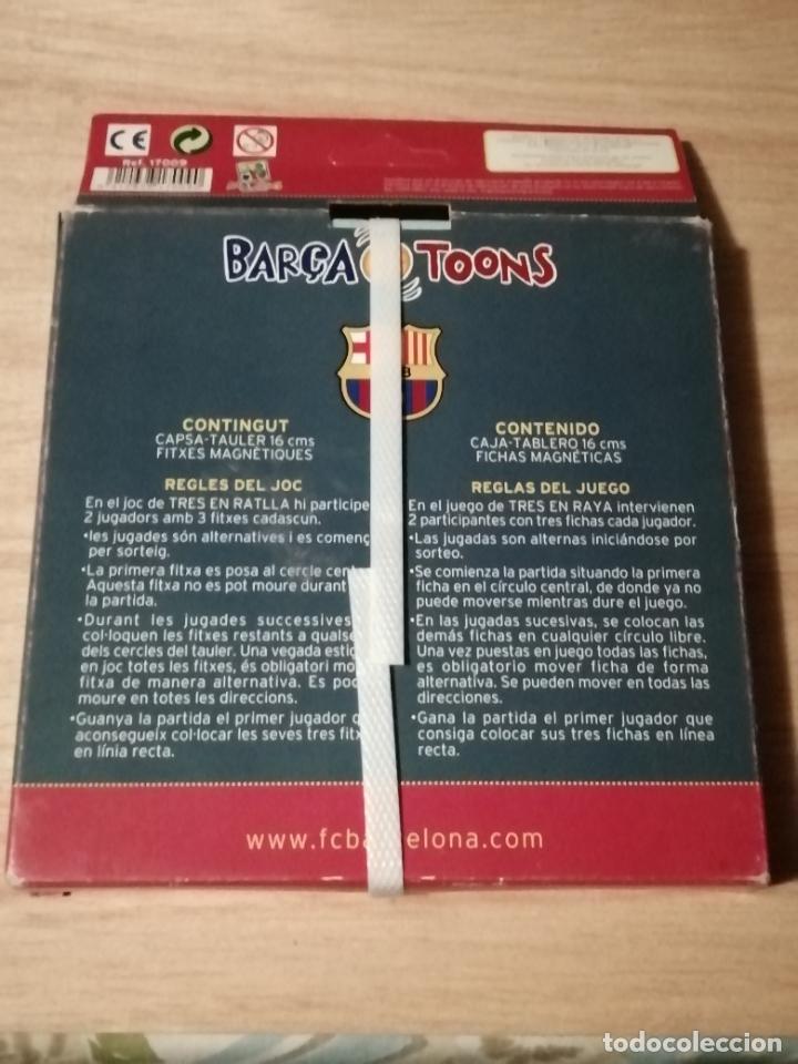 Juegos de mesa: JUEGO MAGN&Eacute;TICO 3 EN RAYA BAR&Ccedil;A TOONS - Foto 2