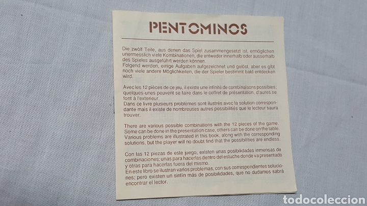 Juegos de mesa: PENTOMINOS DOBLE DE CAYRO Ref.122/D - Foto 10