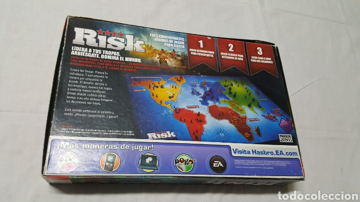 Juegos de mesa: JUEGO RISK DE HASBRO CON INSTRUCCIONES IMPRESAS - Foto 8