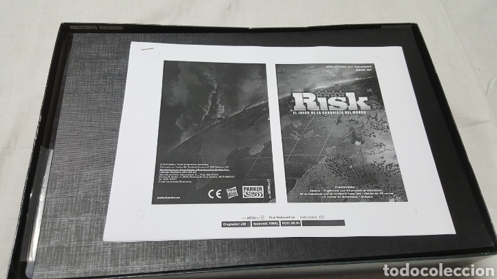 Juegos de mesa: JUEGO RISK DE HASBRO CON INSTRUCCIONES IMPRESAS - Foto 9