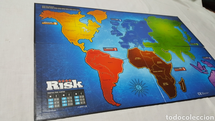 Juegos de mesa: JUEGO RISK DE HASBRO CON INSTRUCCIONES IMPRESAS - Foto 19
