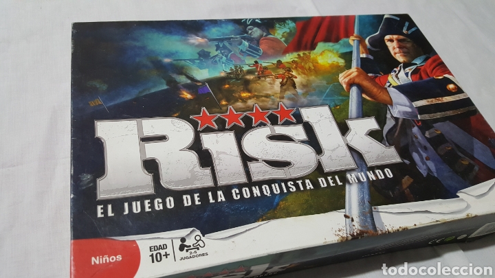 Juegos de mesa: JUEGO RISK DE HASBRO CON INSTRUCCIONES IMPRESAS - Foto 1