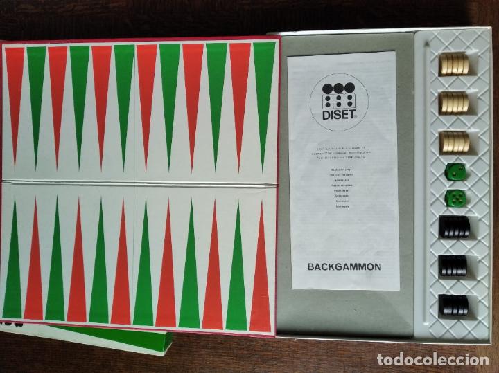 Juegos de mesa: BACKGAMMON DE DISET - COMPLETO A&Ntilde;OS 70 - Foto 3