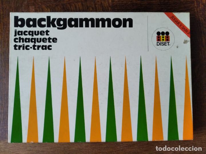 Juegos de mesa: BACKGAMMON DE DISET - COMPLETO A&Ntilde;OS 70 - Foto 1