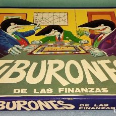 Juegos de mesa: JUEGO DE MESA TIBURONES DE LAS FINANZAS DE JUEGOS FALOMIR AÑO 1989 EN MUY BUEN ESTADO. Lote 319434938
