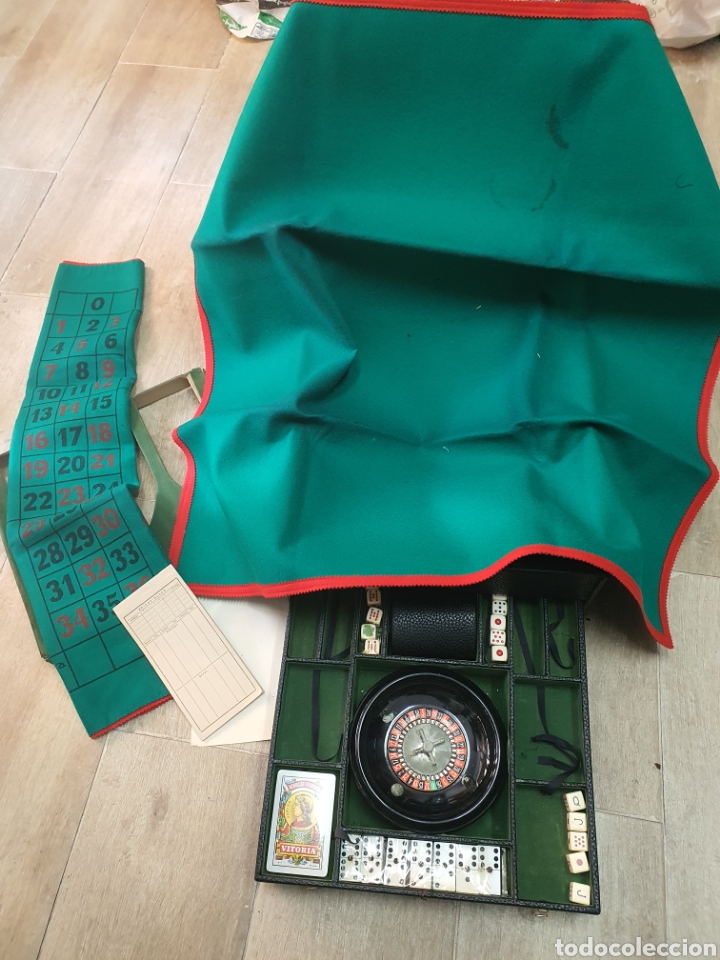 Juegos de mesa: Antiguo juego de casino . - Foto 2