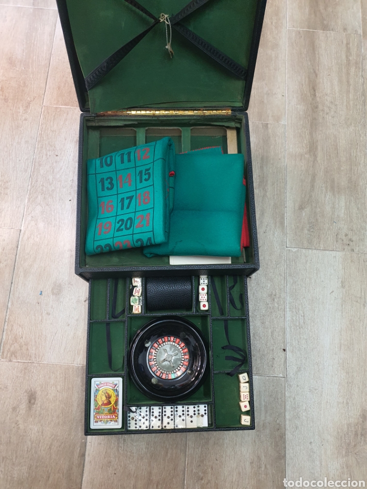Juegos de mesa: Antiguo juego de casino . - Foto 5