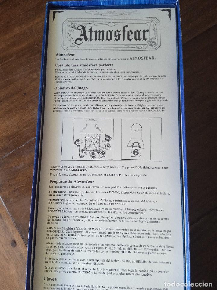 Juegos de mesa: ATMOSFEAR I EL GATEKEEPER. 1992 - Foto 4