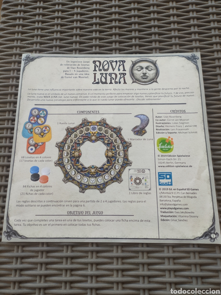 Juegos de mesa: Juego Mesa Nova Luna - Foto 3