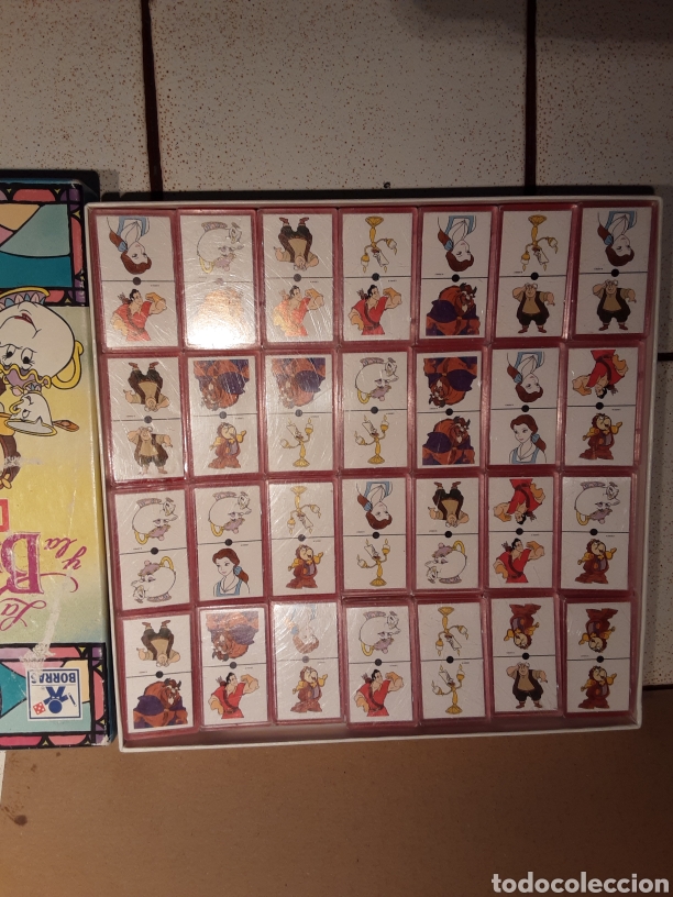 Juegos de mesa: Domino La Bella y la Bestia de Borras - Foto 2