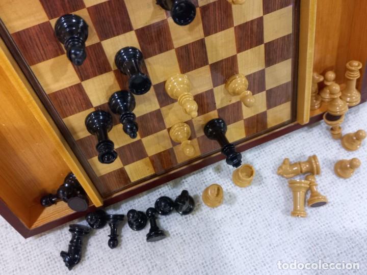 Juegos de mesa: AJEDREZ-IM&Aacute;N (CAJA-PIEL Y MADERA) - Foto 4