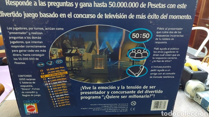 Juegos de mesa: Antiguo juego 50 x 15 A&ntilde;o 2000 - Foto 2