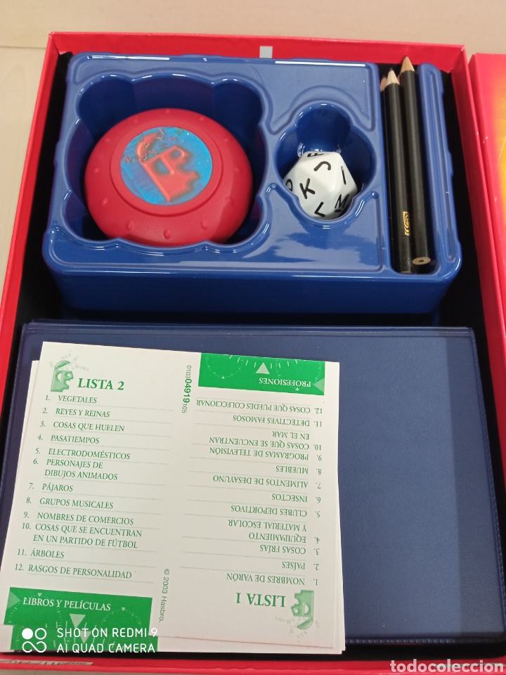 Juegos de mesa: Scattergories de Parker 2003 como Nuevo - Foto 3