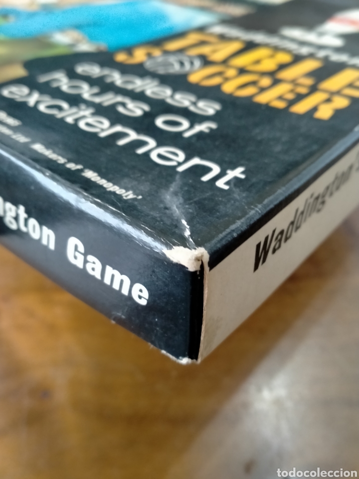 Juegos de mesa: Juego de mesa de f&uacute;tbol waddingtons table soccer 1965 - Foto 8